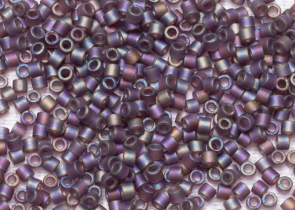 Бисер Япония MIYUKI Delica цилиндр 10/0 5 г DBM-0869 прозрачный лиловый радужный матовый