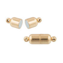 " Zlatka" Замок магнитный FMK- M02 6 х 17 мм 5 шт 04 под золото