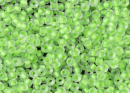 Бисер Чехия круглый 10/0 50г 08756m  матовый салатовый