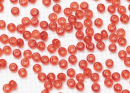Бисер Чехия круглый 06/0 50г 90050h прозрачный алый квадратное отверстие