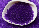 Бисер Япония MIYUKI Seed Beads 15/0 5г 1314 окрашенный красный фиолетовый прозрачный