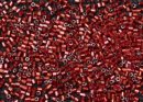 Бисер Чехия рубка 11/0 50г 97050 прозрачный алый с серебряным прокрасом
